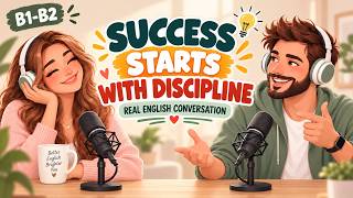 How to Discipline Your Mind | Easy English Conversation Podcast | 40 Minutes Real English Listening