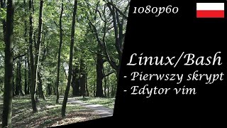 Linux/Bash: pierwszy skrypt, podstawy edytora vim