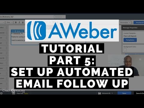 Get Email Marketing Automation! How to Set Up an Aweber Email Follow Up Sequence