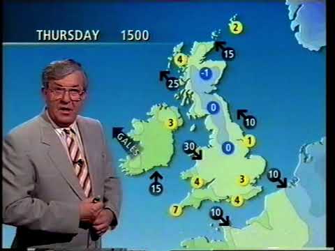 BBC1 junction, weather with Bill Giles, Wed 14th Feb 1996