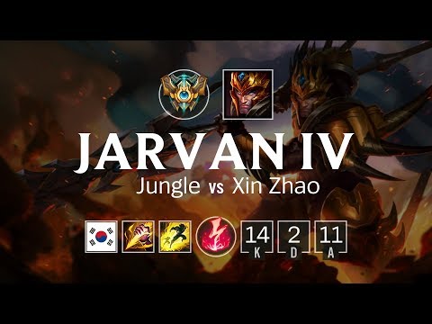 Jarvan IV Jungle vs Xin Zhao - KR Challenger Patch 8.13