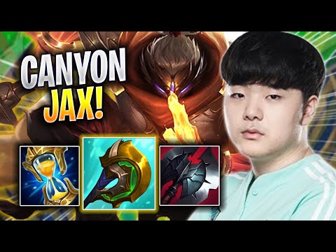 CANYON LITERALLLY GOD MODE WITH JAX! - DK Canyon Plays Jax JUNGLE vs Vi! | Season 2023