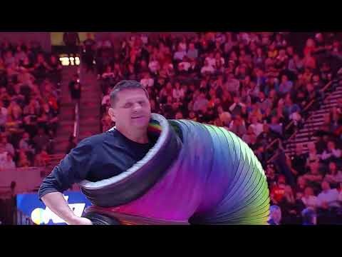WOW-factor HUMAN SLINKY @NBA Half-Time Entertainment for Utah Jazz, Most Unusual Specialty Act