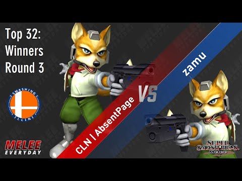 House of Paign 17 - CLN | AbsentPage (Fox) vs. zamu (Fox) - SSBM - Top 32 - Winners Semis