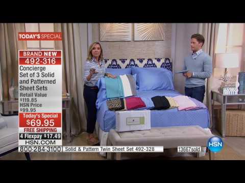 HSN | Concierge Collection Bedding 09.05.2016 - 09 AM