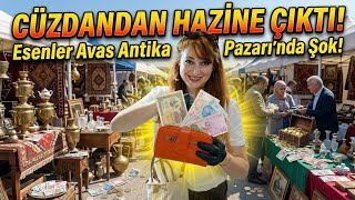 CÜZDANI AÇINCA ŞOK OLDUK! | Esenler Avas Antika Pazarı #2