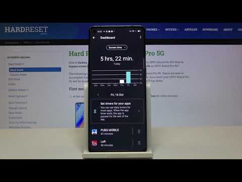 How to Detect Total Screen Time on OPPO Reno4 Pro - Check Display