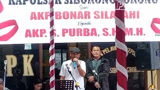 Polsek Siborong-borong Gelar Acara Pisah Sambut Kapolsek.