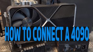 How to connect a rtx 4090 into an older psu, 4090 install guide!