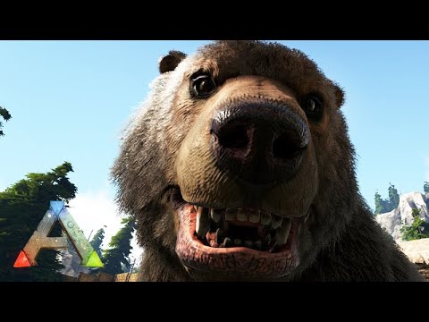 Domando o PODEROSO URSO GIGANTE (Arctodus - Direbear)  - ARK - PVP - #11