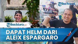Perjuangan Vian Pria Asal Banyuwangi, Dapatkan Helm Pembalap Aleix Espargaro