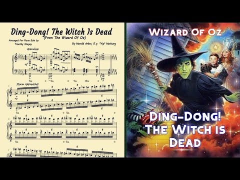 Ding Dong! The Witch is Dead (from The Wizard Of Oz) Piano Cover