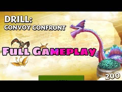 New Gauntlet - DRILL: CONVOY CONFRONT Full Gameplay - Dragons: Rise of Berk