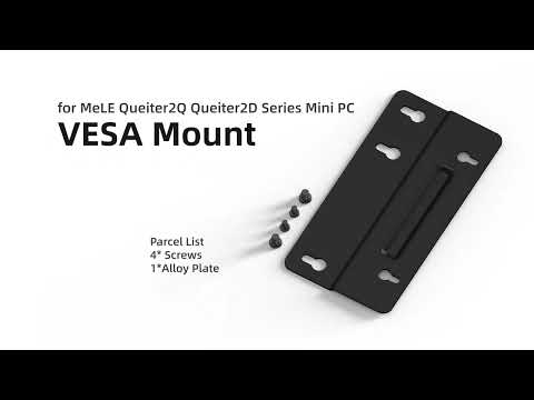 How to Install a VESA Mount on MeLE Quieter2Q Quieter2D Mini PC Computer