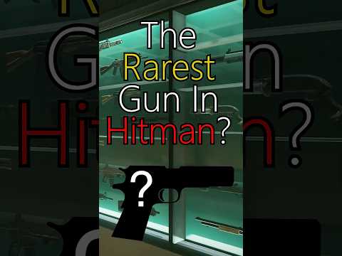 The Rarest Gun In Hitman  #aspecticor #gaming #hitman #gamingshorts