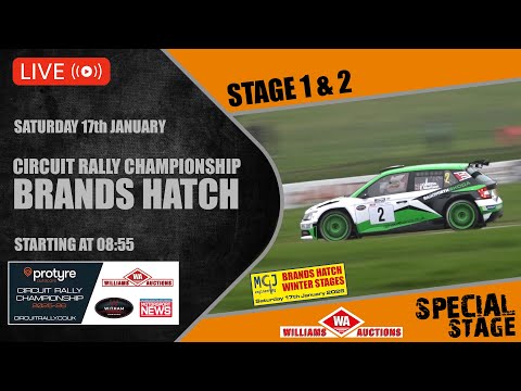 LIVE! MGJ Engineering Brands Hatch Stages - Stage 1 & 2 - Protyre Circuit Rally Championship 2025/26