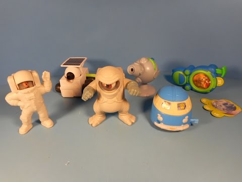 2009 PLANET 51 SET OF 6 BURGER KING MOVIE COLLECTIBLES VIDEO REVIEW