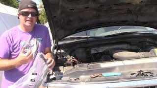 1999 Ford F-150 4.6 litre V8 PCV Hose/Valve Replacement * O.B.D. II code P0171 Fix *see description*