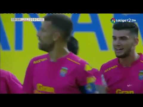 Gol de Rafa Mir en el UD Las Palmas 3 - CD Numancia 0 |  18/19