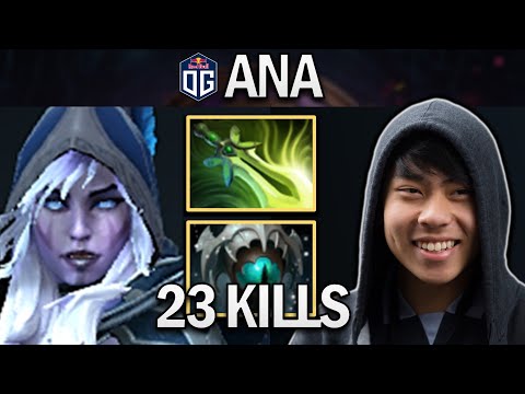 OG.ANA DROW RANGER WITH 23 KILLS & BUTTERFLY - DOTA 2 GAMEPLAY
