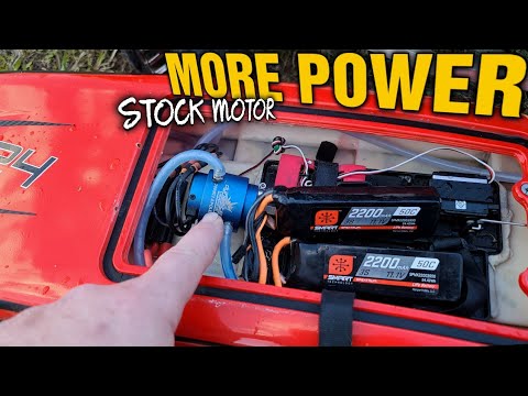 Will the Stock Blackjack 24 Motor Handle 4s or 6s - Fast Rc Boat Testing