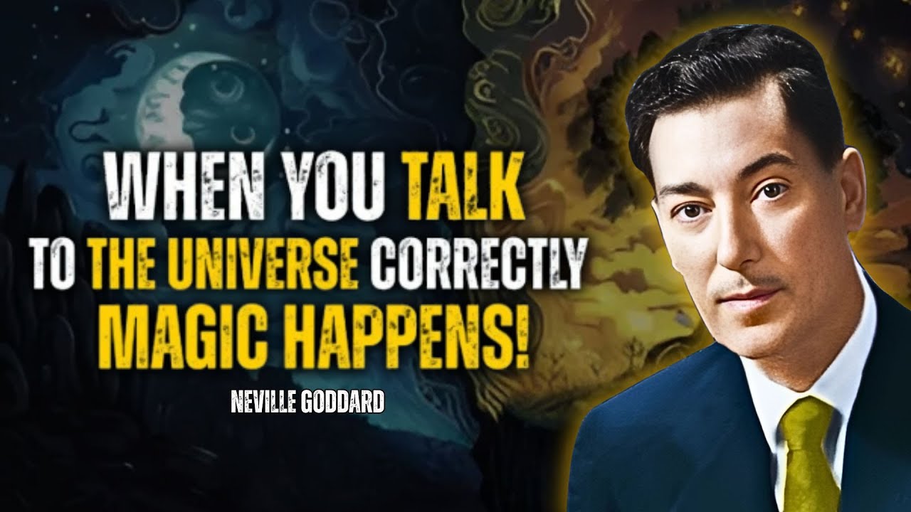 When You Talk to the Universe Correctly, Magic Happens - Neville Goddard Motivation
