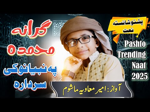 Grana Muhammada Pa Nabiano Ki Sardara || Pashto Naat 2025 || Ameer Muavia Mashom || HR Naat Studio 