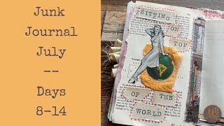 Junk Journal July - Week 2 Prompts - Exploring Unused Supplies
