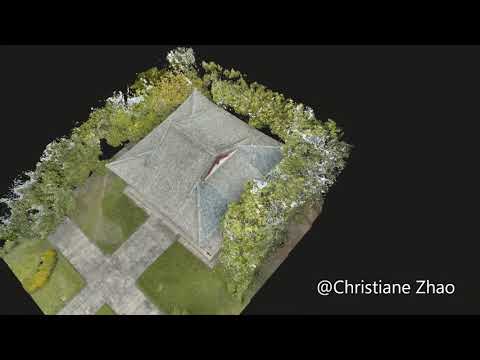 3D Photogrammetry Point Cloud Temple - Hua Lin Si