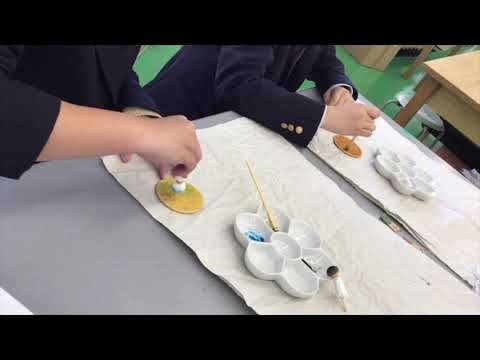 作業療法学科 革細工体験