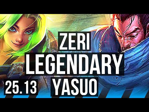 ZERI vs YASUO (MID) | Legendary | EUNE Master | 25.13