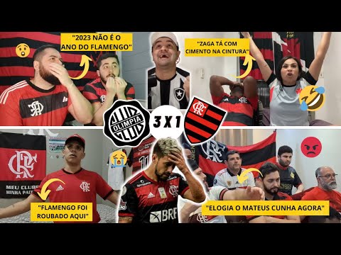 REAÇÕES FLAMENGUISTAS | OLIMPIA 3 X 1 FLAMENGO - MELHORES REACTS VAMOS RIR?!