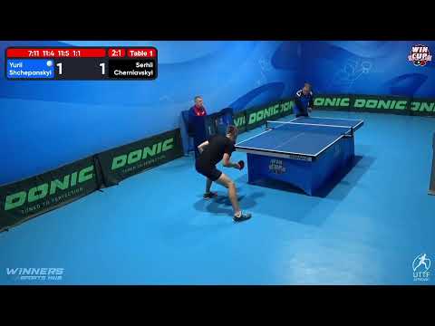 23:30 Yurii Shchepanskyi 3 - 1 Serhii Cherniavskyi West 5 WIN CUP 20.10.2022 | TABLE TENNIS WINCUP