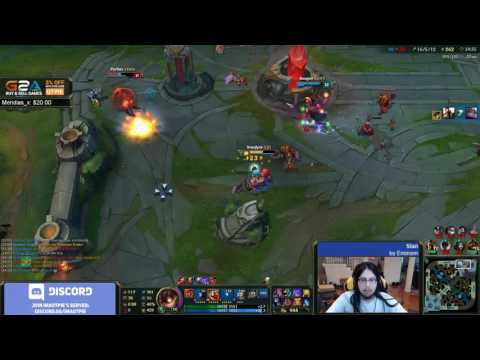 Imaqtpie one shots tower as ADC Ziggs.