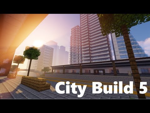 City Build #5 - Skyscrapers!!! (Minecraft Timelapse)
