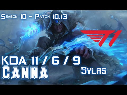 T1 Canna SYLAS vs AKALI Top - Patch 10.13 KR Ranked