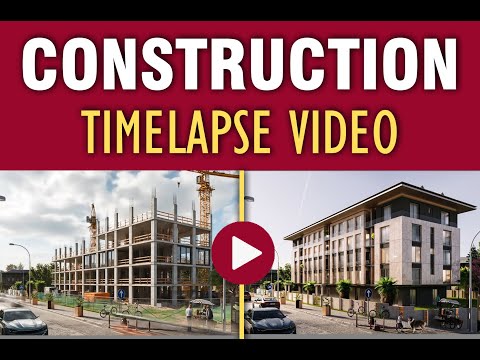 How to Create an Architectural Timelapse Video in 02 Minutes Using AI | Full Construction Process