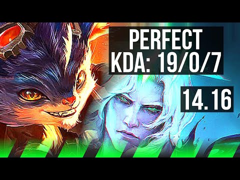 RUMBLE vs VIEGO (JGL) | 19/0/7, Legendary, 1000+ games | NA Master | 14.16