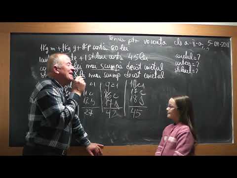 3/3 Lectia 1666 Clasa 2 - Adunari si scaderi Calcul de sume Probleme Metoda figurativa cu Eliza