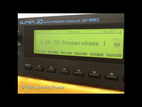 A small and spontaneous Roland JD-990 'Tangerine Dream' sounds showcase