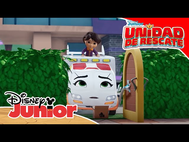 Vídeo relacionado con DISNEY JUNIOR - UNIDAD DE RESCATE - VIOLET Y AXL - Figura de Acción y Ambulancia Juguete con Movimiento de Ojos Interactivo - 6067720 - Juguetes Niños 3 Años +
