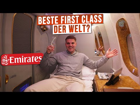 Ich fliege zum 1. Mal FIRST CLASS mit Emirates und habe ____€ bezahlt..