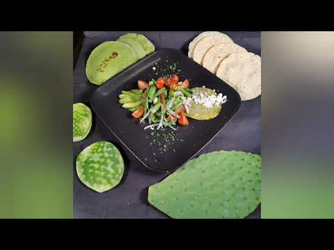 Cómo preparar ensalada fresca de hojas de Nopal desflemado, receta mexicana, vegetariana y saludable