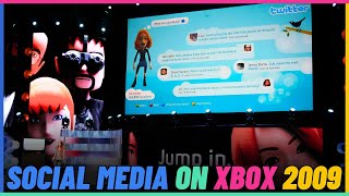 Social Media On Xbox 360 In 2009.
