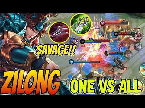 ZILONG SAVAGE UNLIMITED LIFESTEAL BUILD!! - Zilong Best Build 2023 - Build Zilong Tersakit 2023