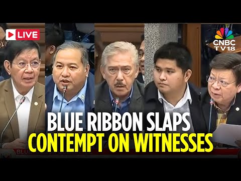 Philippines Senate LIVE: Blue Ribbon Slaps Contempt on Witnesses in Flood Control Projects | N18G