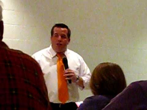 US Senate candidate Dave Westlake in Berlin, Wisconsin 9 Sep, 2010