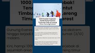 1.000 Orang Terjebak di Gunung Everest, Tenda Pendaki Runtuh Buntut Cuaca Ekstrem dan Badai Salju