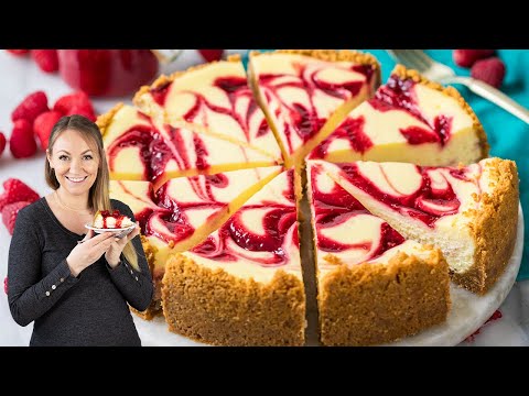 This Raspberry Cheesecake Has Raspberry in EVERY Bite