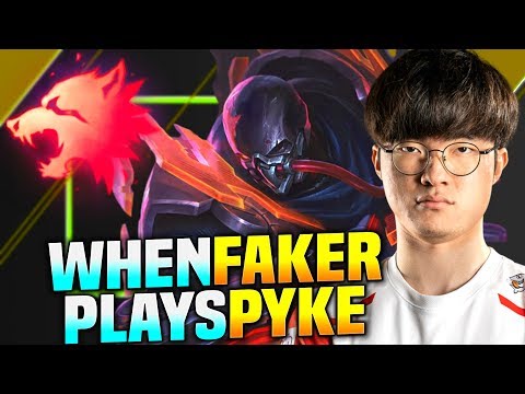 WHEN FAKER PLAYS PYKE SUPPORT! - SKT T1 Faker Plays Pyke vs Nautilus Support! | Season 2020 KR SoloQ